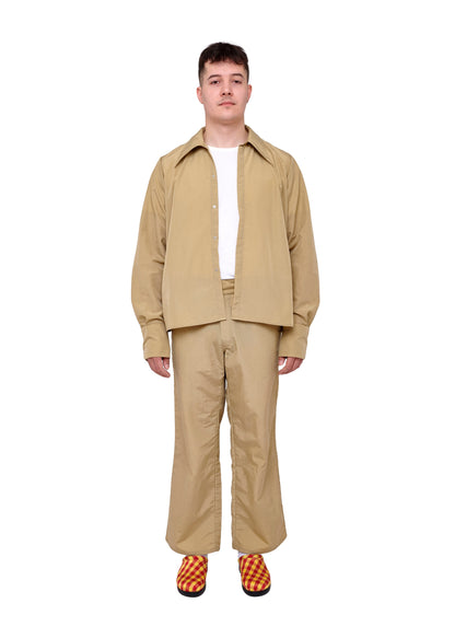 Tan Nylon Pants