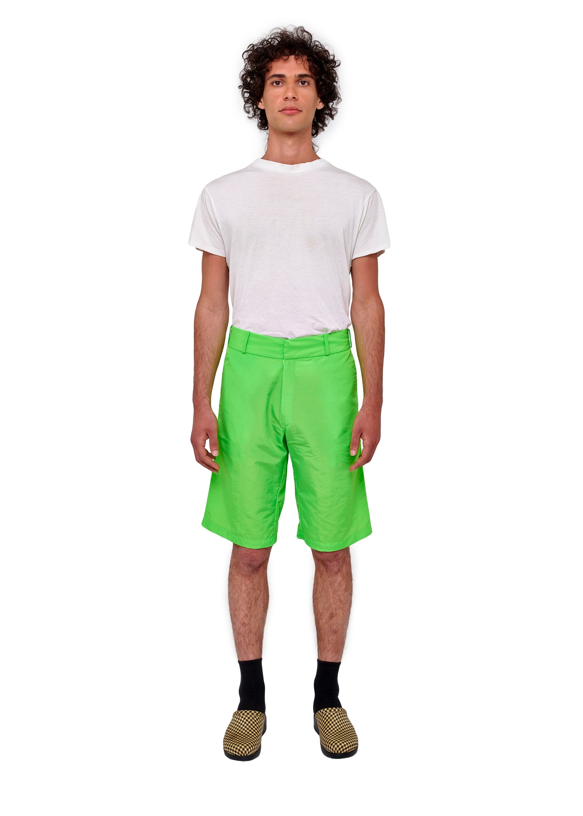 Shorts IN Lime Nylon