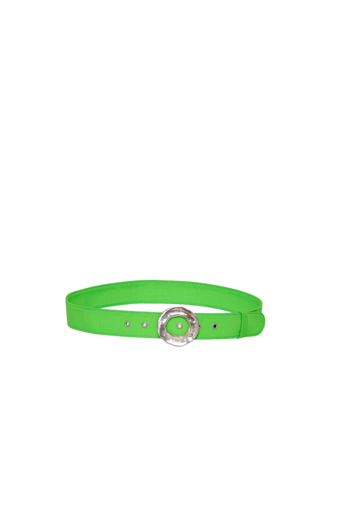 Circle Lime Nylon Belt
