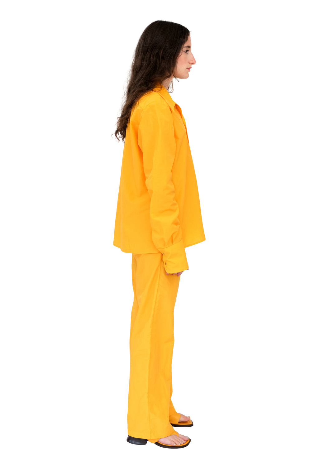 EVERYONE PANT IN Mustard Nylon