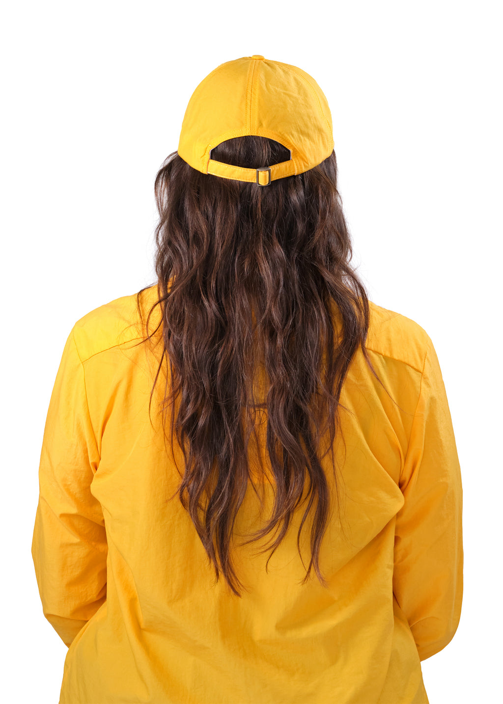 MUSTARD NYLON BASEBALL HAT