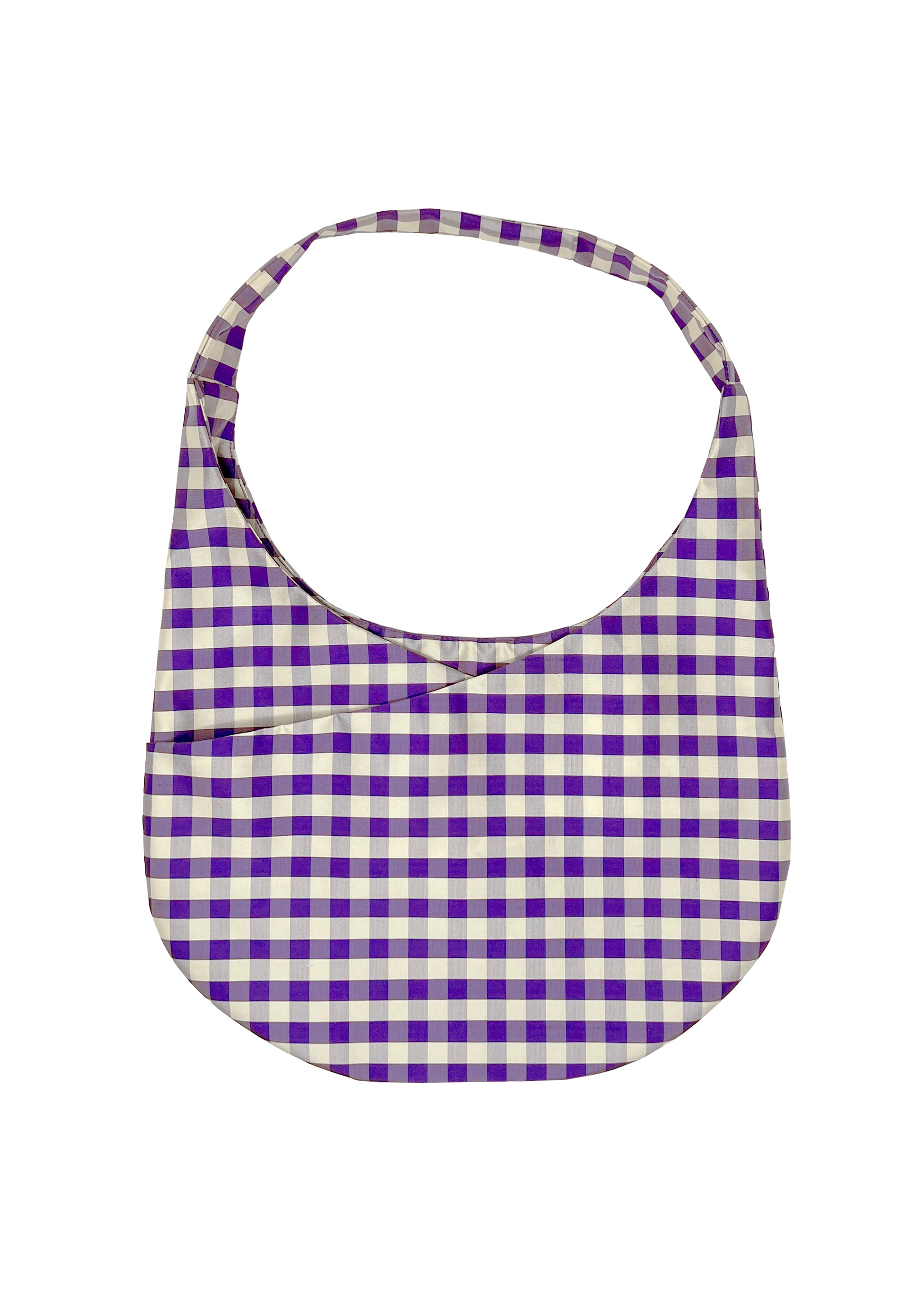 HOBO MINI IN GINGHAM PURPLE IVORY