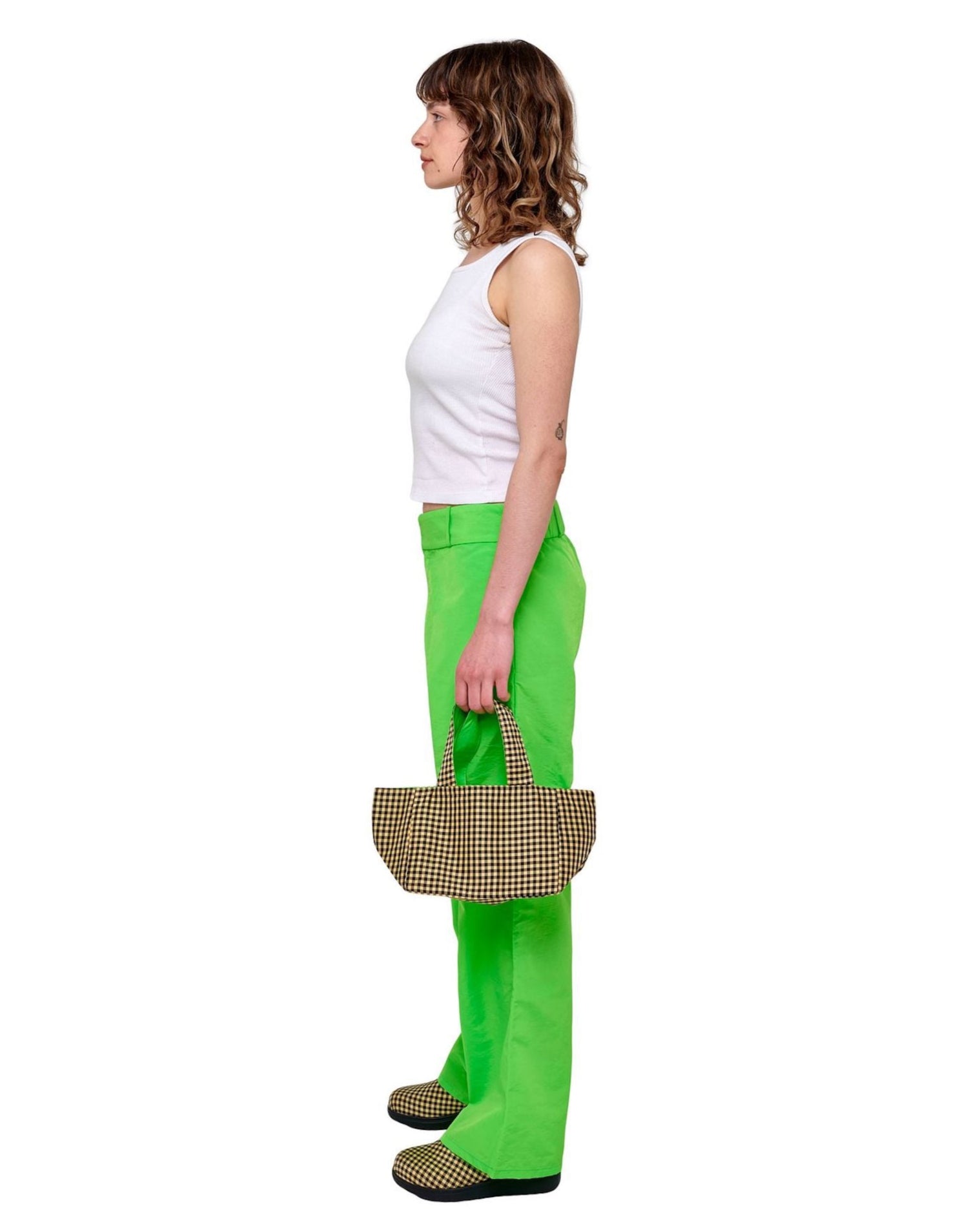 EVERYONE PANT IN Lime Nylon