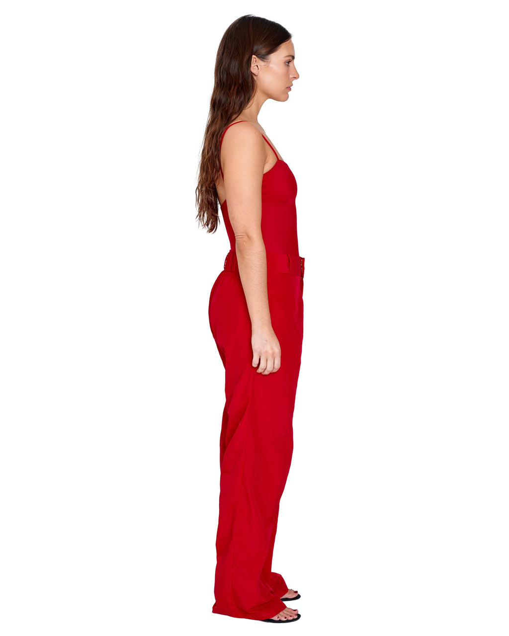 EVERYONE PANT IN RED NYLON