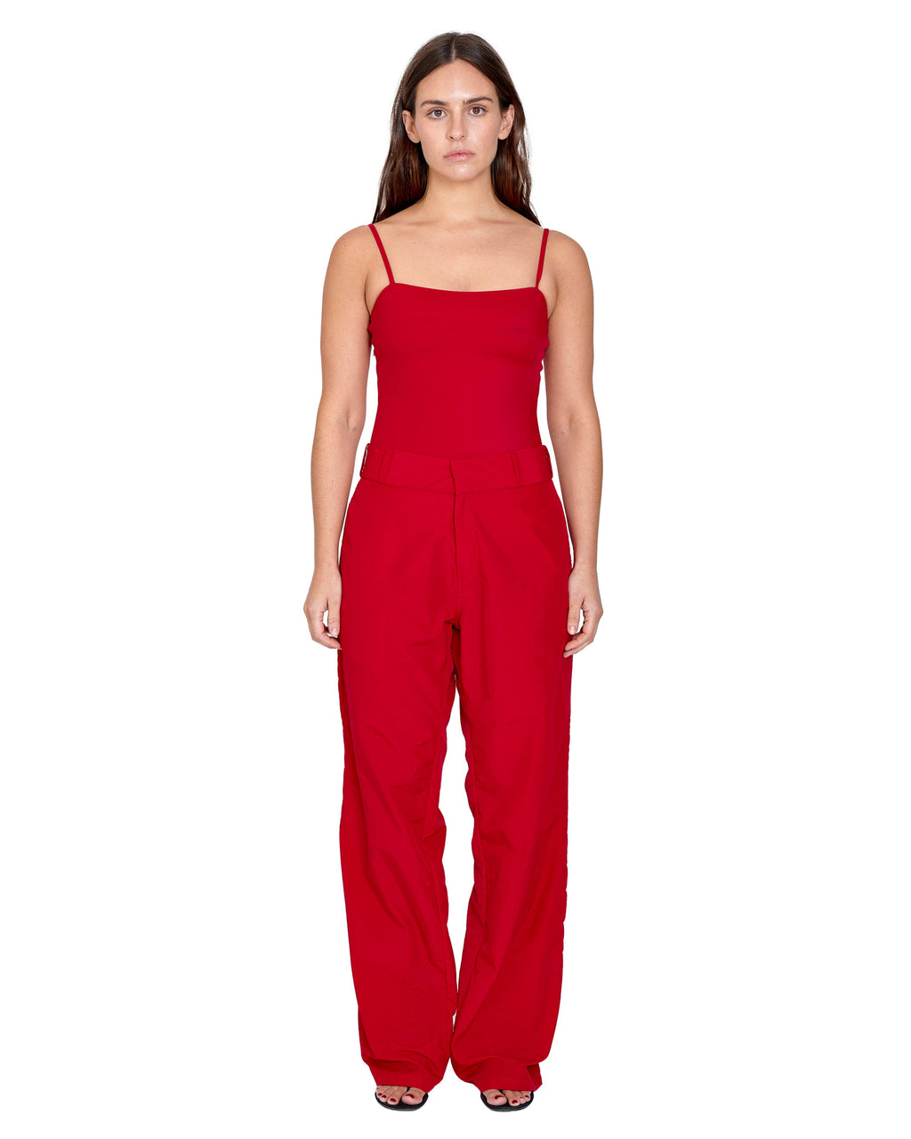EVERYONE PANT IN RED NYLON