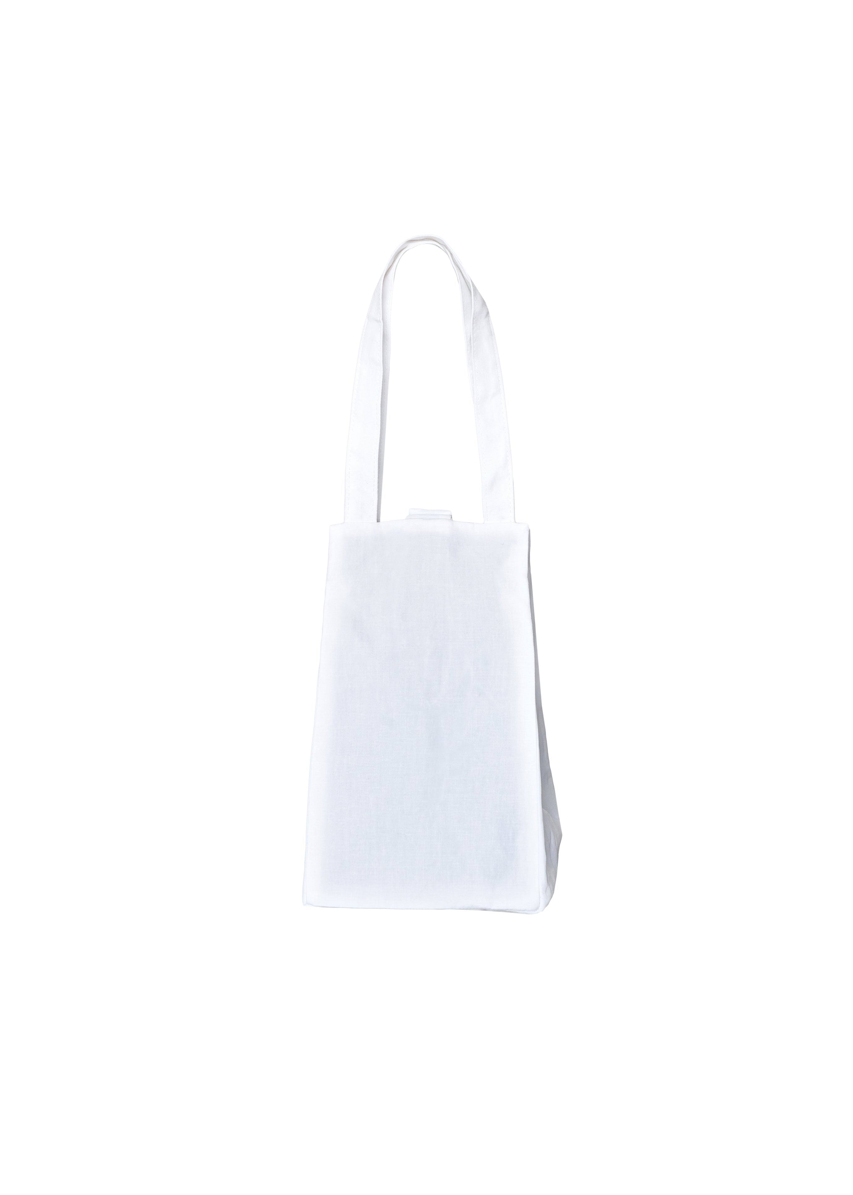 White nylon outlet bag
