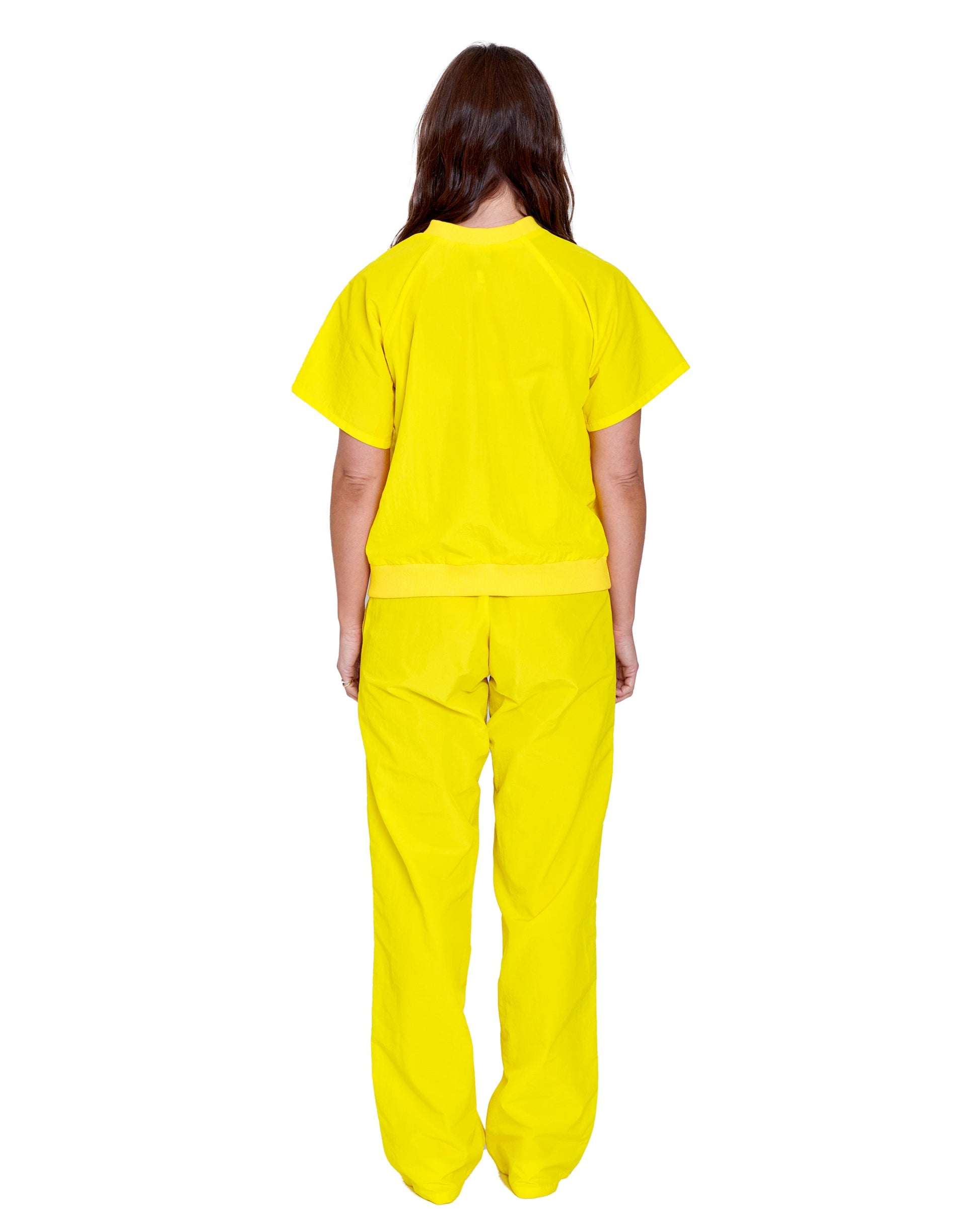 EVERYONE PANT IN HOT YELLOW NYLON
