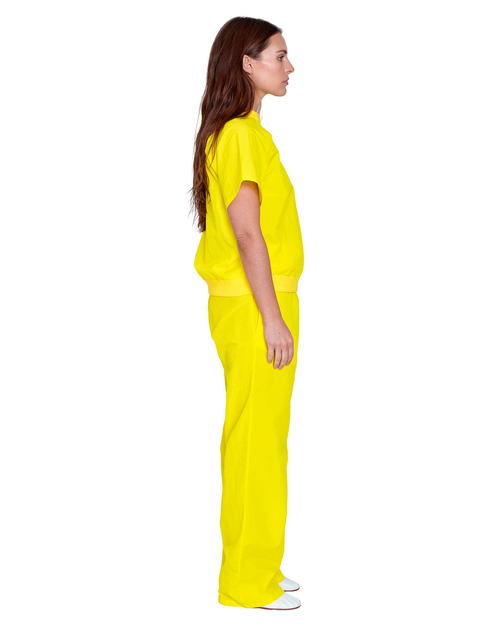EVERYONE PANT IN HOT YELLOW NYLON