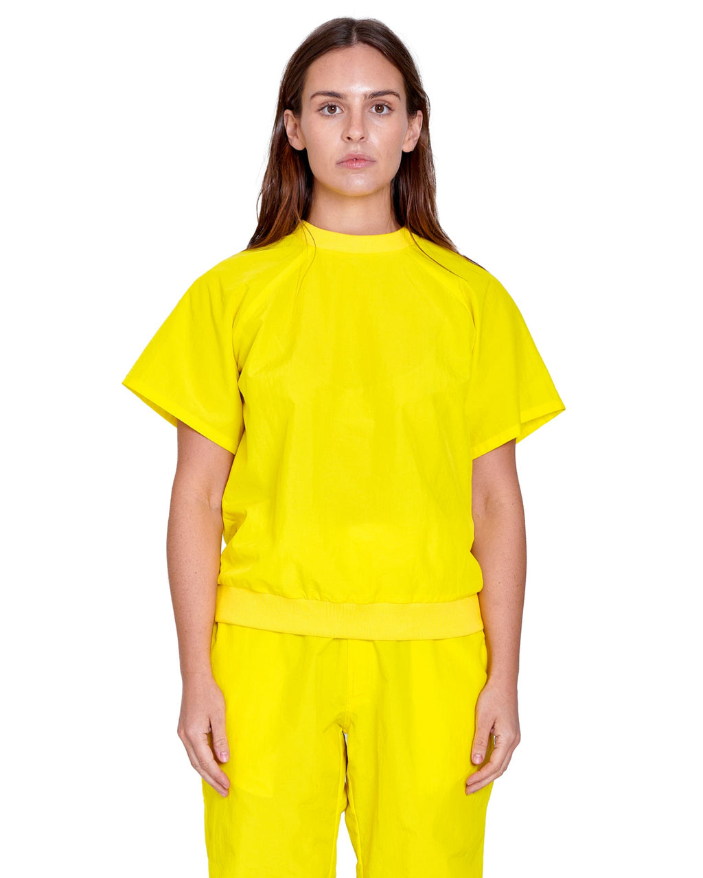 HOT YELLOW NYLON SS PULL OVER