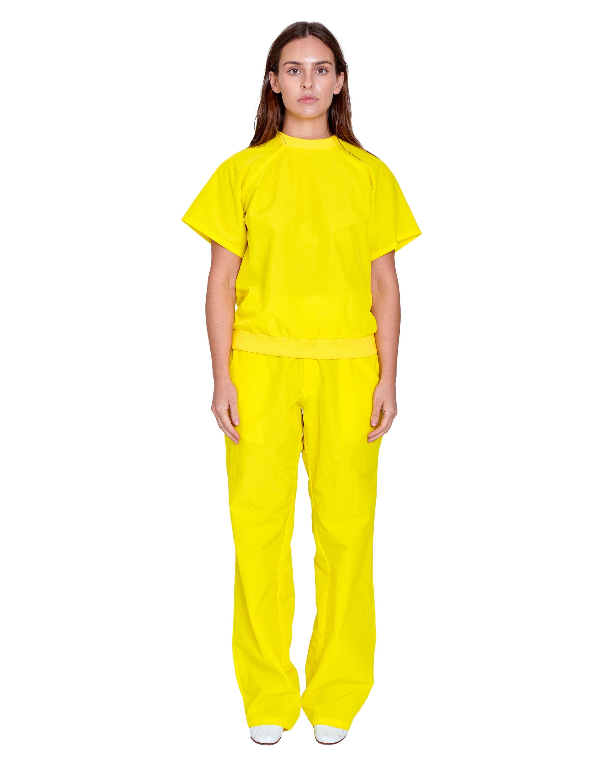 EVERYONE PANT IN HOT YELLOW NYLON